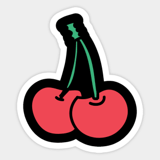 Cherry tee shirt t-shirt Sticker